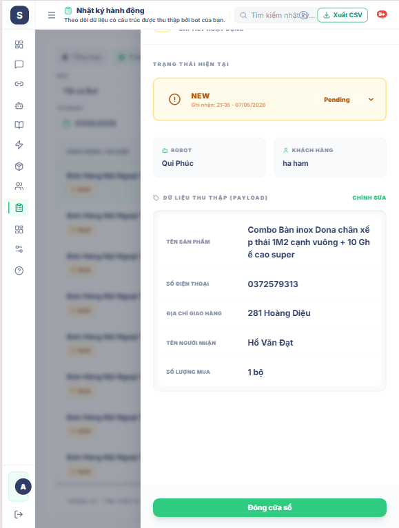Action Logs